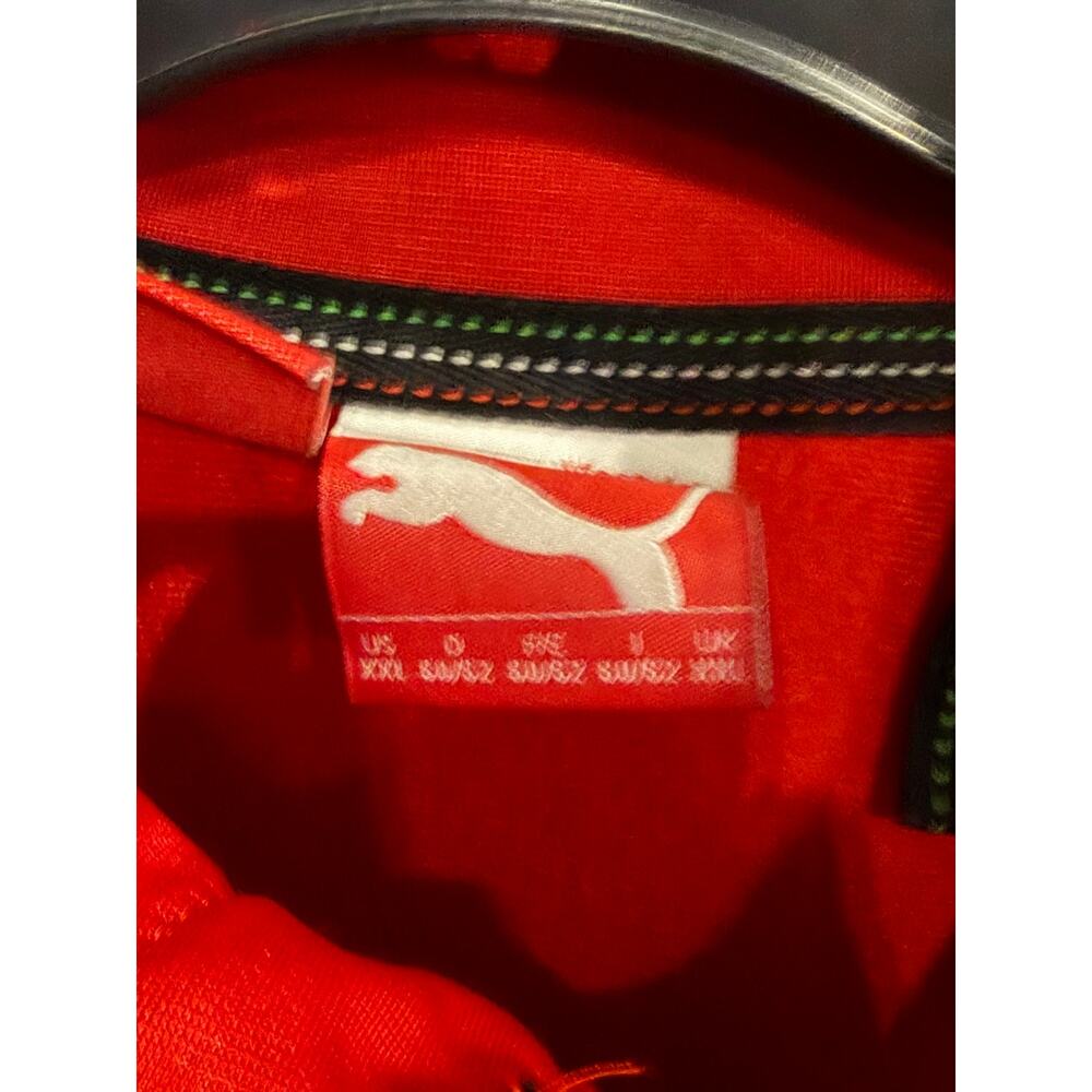 Puma x Scuderia Ferrari Men's Red Full-Zip Track Jacket - Size XXL - Picture 3 of 7